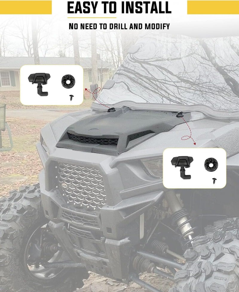 Chelhead RZR Hood Scoop Replacement Air Intake Vent Kit Compatible with 2014-2018 Polaris RZR XP 1000 1000-4 1000 S RZR 900 900 S and XC Models RZR Turbo Hood Scoop - Image 5
